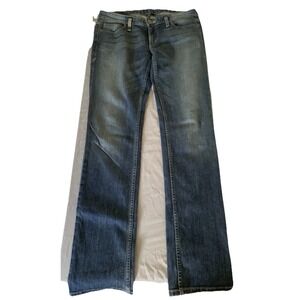 Armani Exchange AX Womens Size 6 Reg Bootcut Jeans Medium Wash Denim Low Rise
